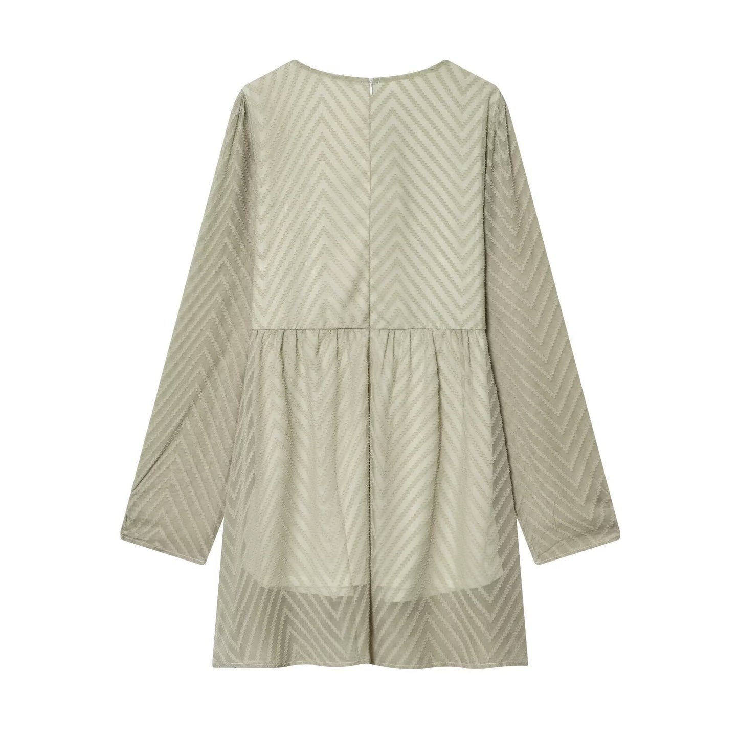 Women Clothing Gentle Wild Loose Casual Long Sleeves Dress