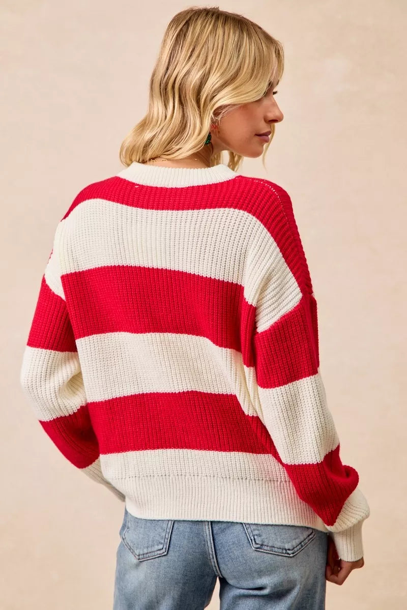 BiBi Christmas Merry Lettering Sweater