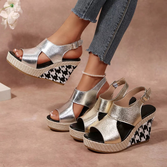 Open Toe Wedge Sandals