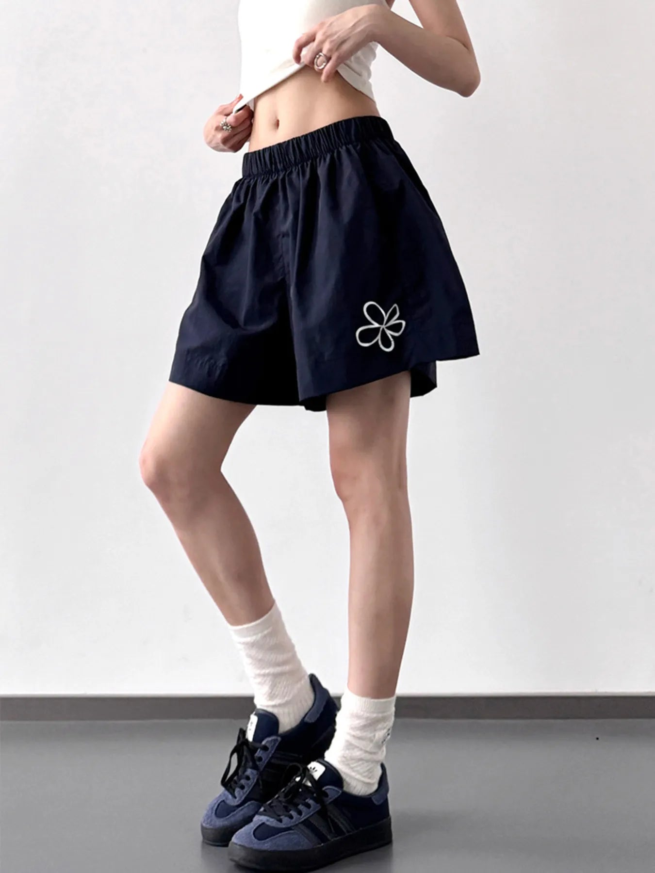 Elastic Waist Shorts