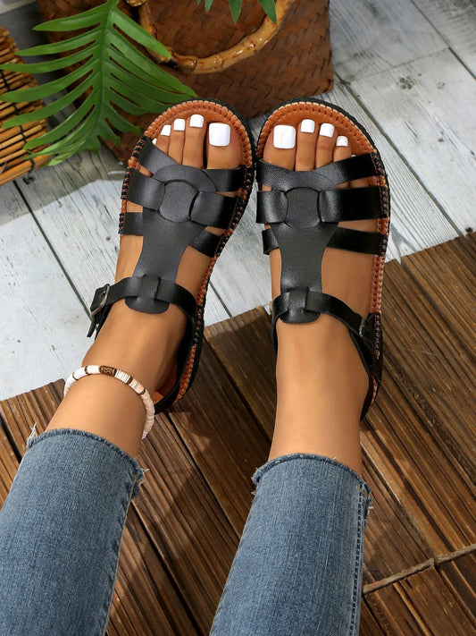 Strappy Flat Sandals
