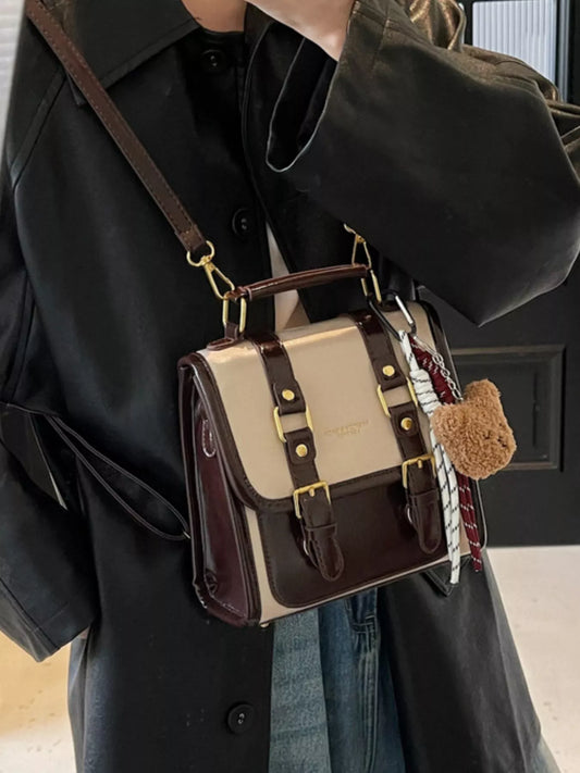 Buckle Flap Backpack Bag