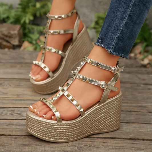 Open Toe Wedge Sandals