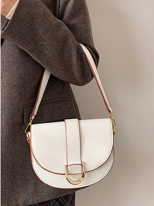 Buckle Flap Crossbody Bag
