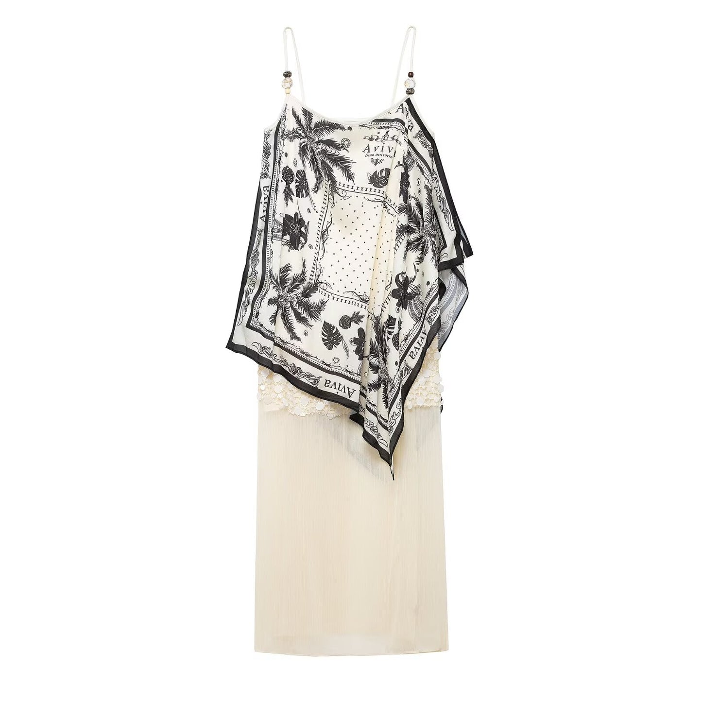 Women Clothing Western Classic All Match Sequin Printed Dress