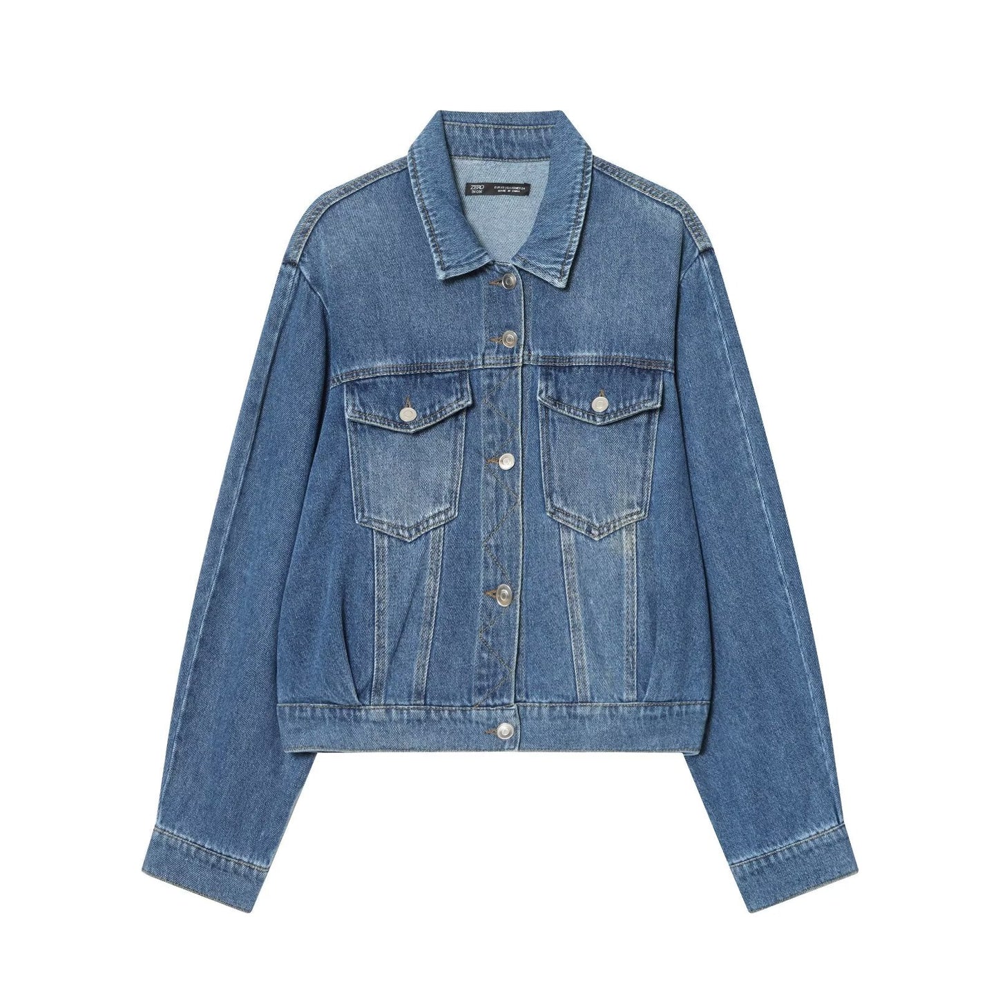 Autumn Winter Women Clothing Design Slimming Fashionable Casual Denim Jacket Coat Women
