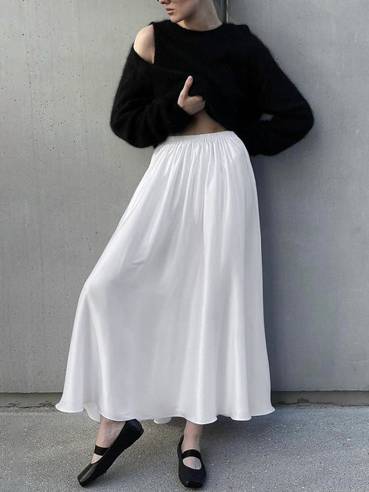 Elastic Waist Skirt