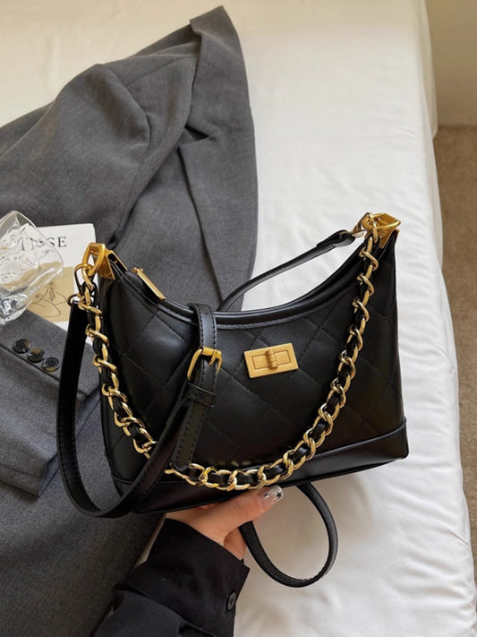 Chic Quilted Chain Shoulder Bag