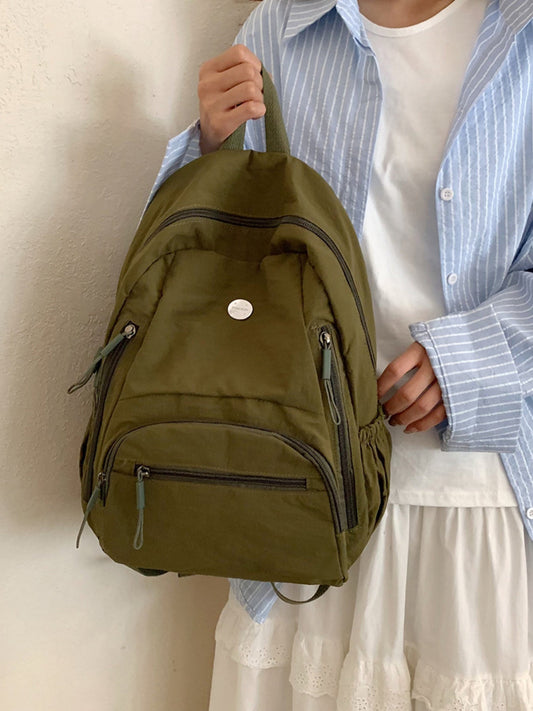 Lightweight Zipper Backpack Bag
