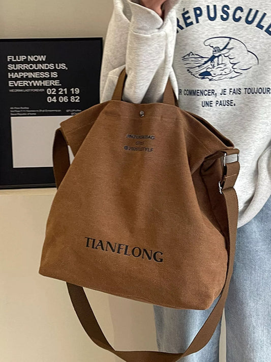 Casual Canvas Handbag