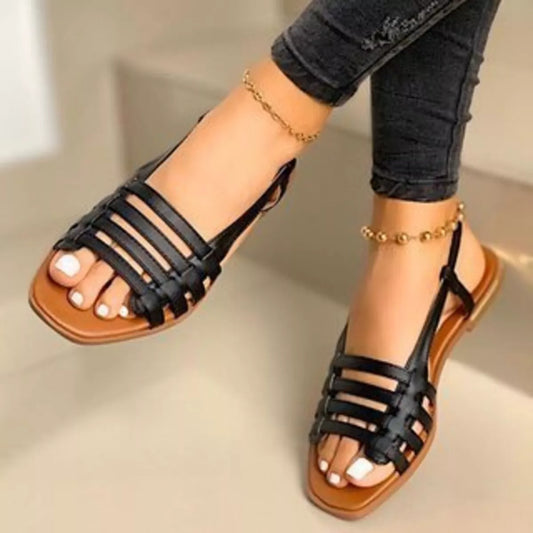 Open Toe Flats Sandals