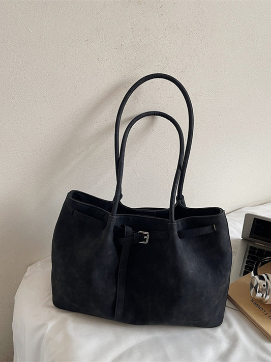 Buckle Detail Shoulder Bag