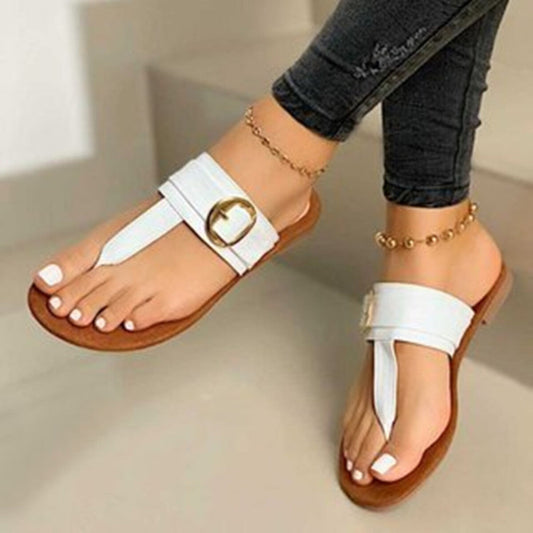 Toe Post Buckle Sandals
