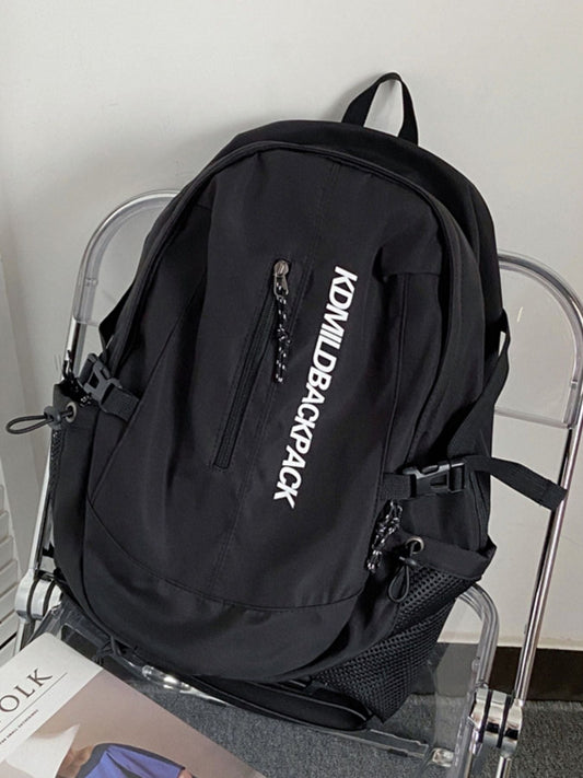 Letter Casual Backpack Bag