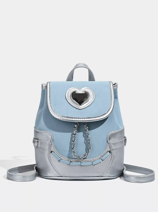 Heart Flap Backpack Bag