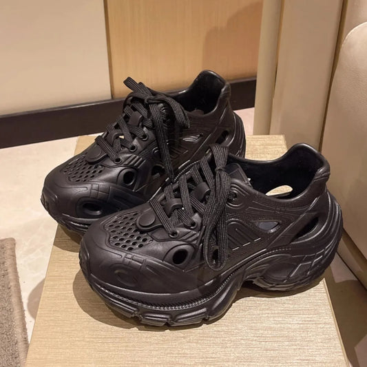Lace Up Platform Sneakers