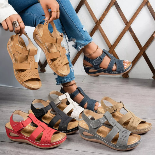 Open Toe Wedge Sandals