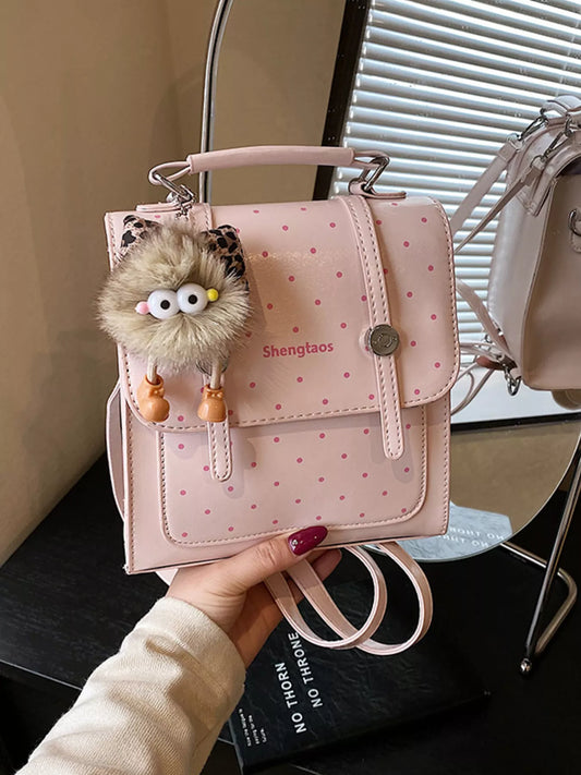 Polka Dot Backpack Bag