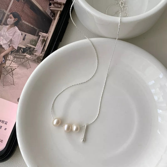 Freshwater Pearl 925 Sterling Silver Necklace