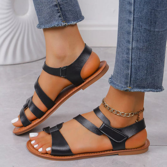 Open Toe Flats Sandals
