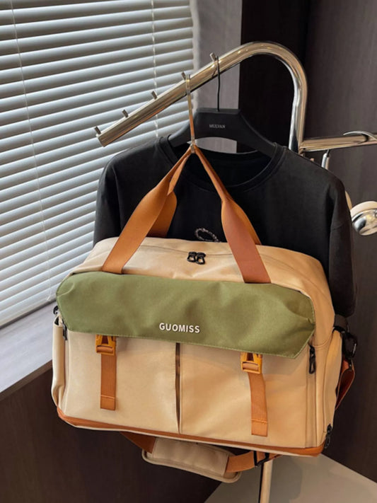 Color Block Travel Bag