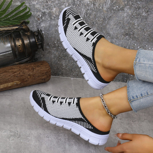 Breathable Knit Slip-Ons