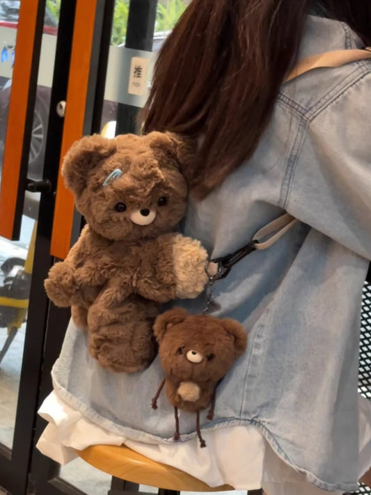 Plush Teddy Bear Backpack Bag