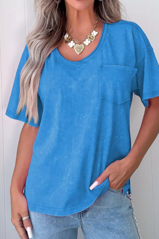 Pocketed Short Sleeve T-Shirt