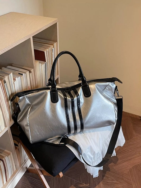 Duffle Bag with Three Stripes
