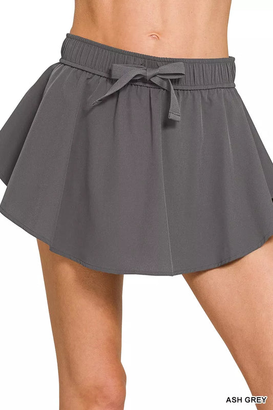 Zenana Soft Woven Active Skorts