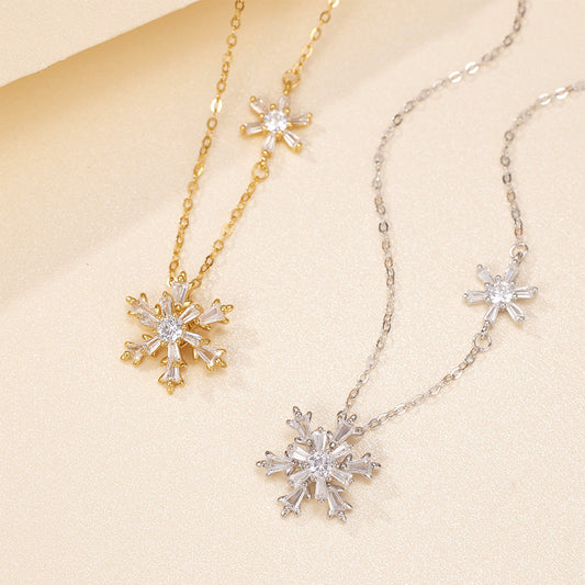 Snowflake Pendant Necklace
