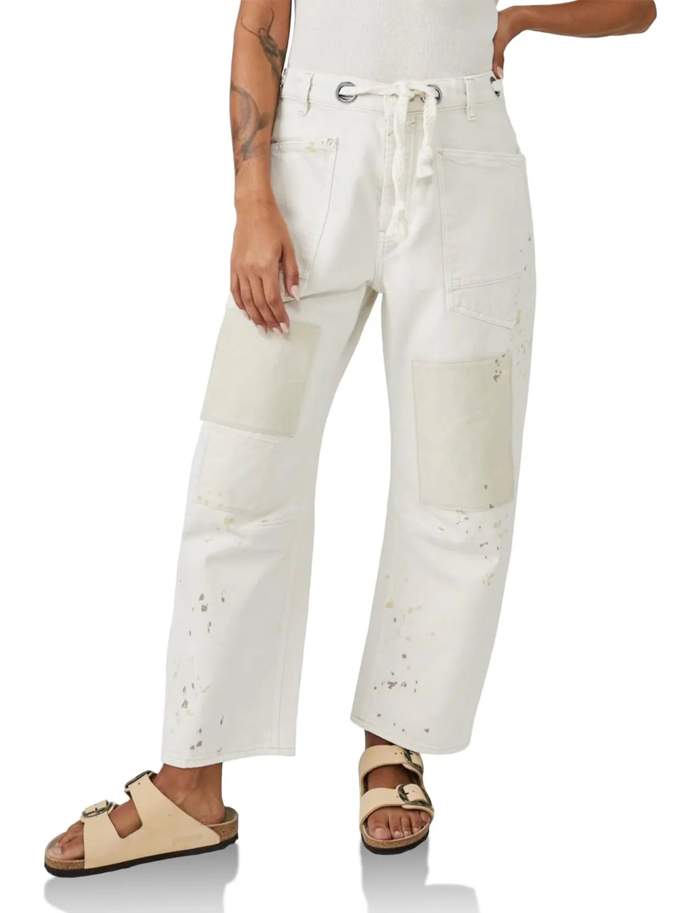Washed Wide Leg Jeans