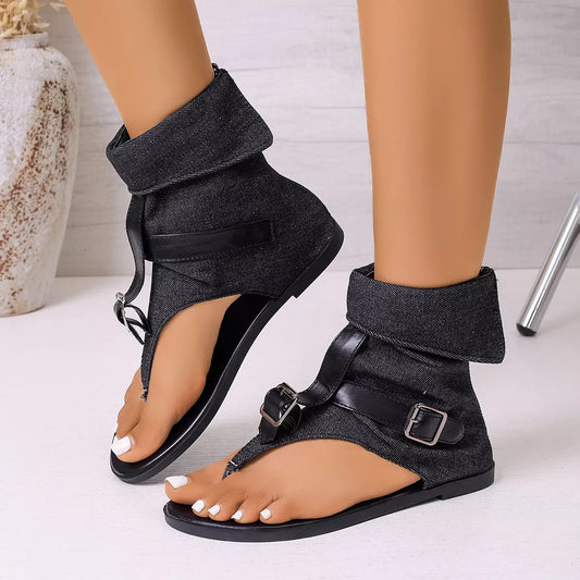 Toe Post Buckle Sandals