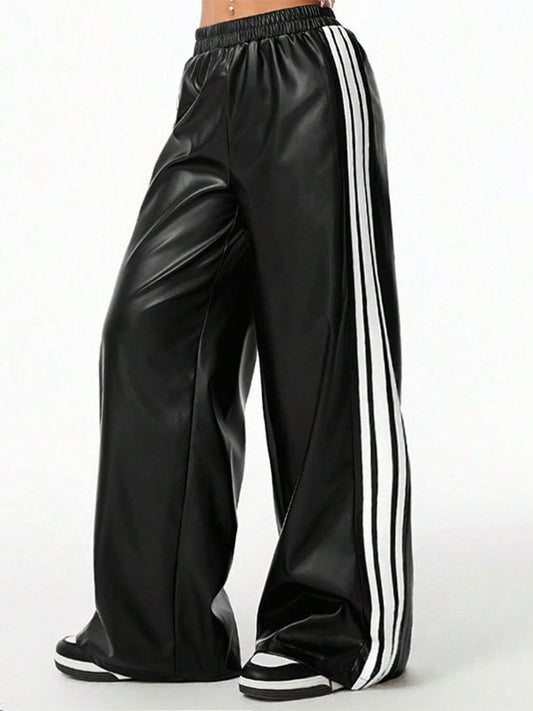 Striped Wide Leg Pants