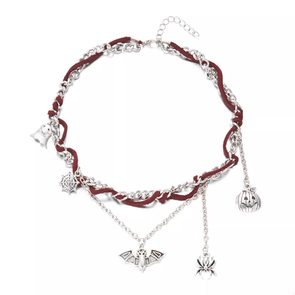 Halloween Double Layered Pendant Necklace