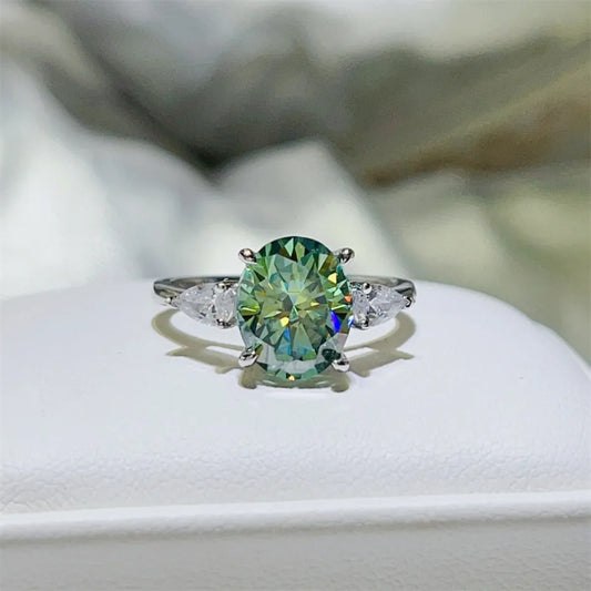 3 Carat Moissanite 925 Sterling Silver Ring