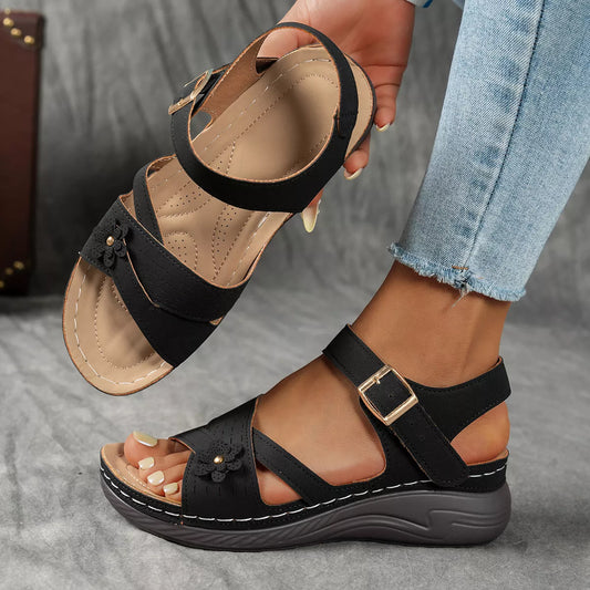 Open Toe Wedge Sandals