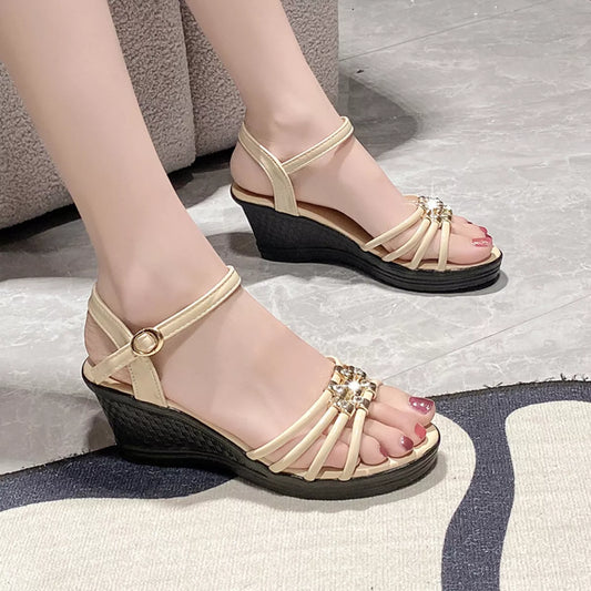 Open Toe Wedge Sandals
