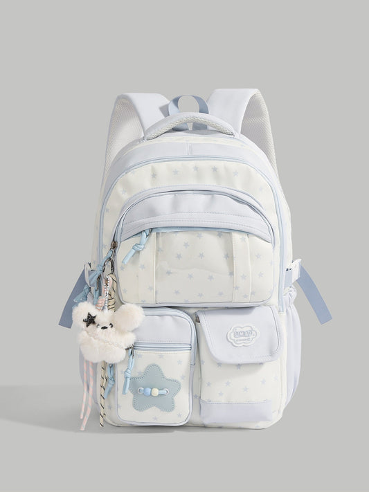 Star Pattern Lightweight Backpack Bag