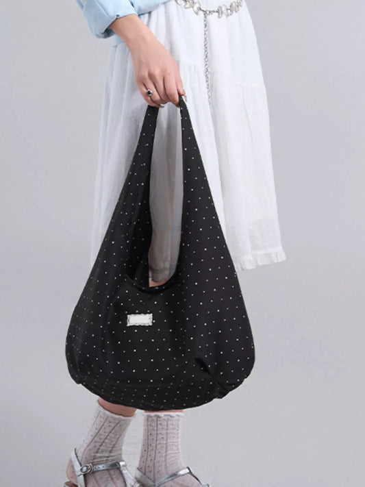 Polka Dot Casual Shoulder Bag