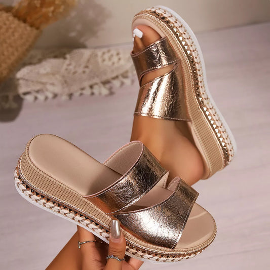 Open Toe Wedge Sandals