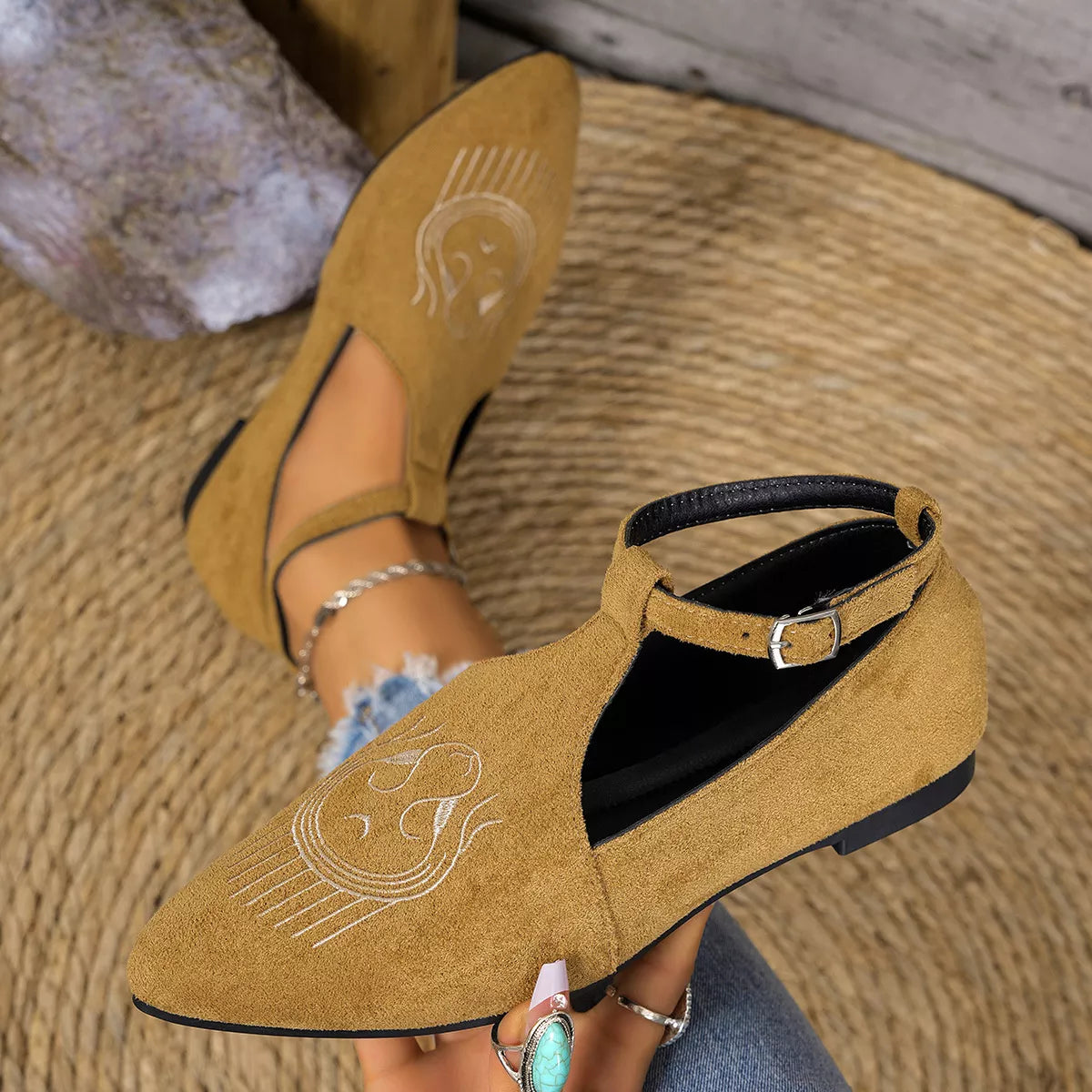 Point Toe Slip-Ons