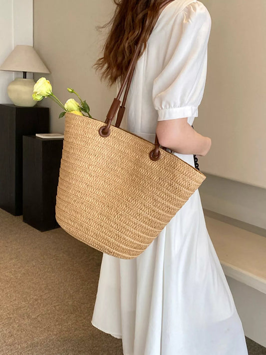 Straw Woven Shoulder Bag