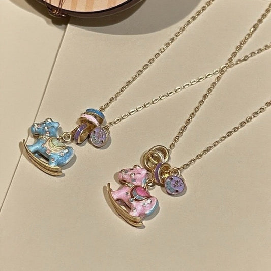 Rocking Horse Pendant Necklace