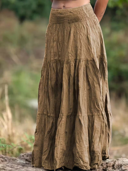 Tiered Maxi Skirt