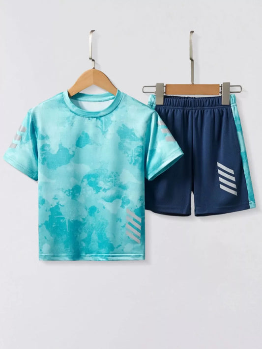 Children's Tie-Dye Quick-Dry Activewear Set