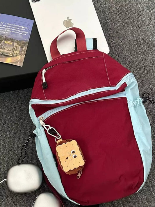 Two-Tone Lightweight Casual Backpack Bag