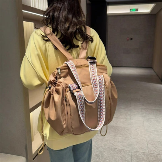Drawstring Closure Travel Backpack Bag