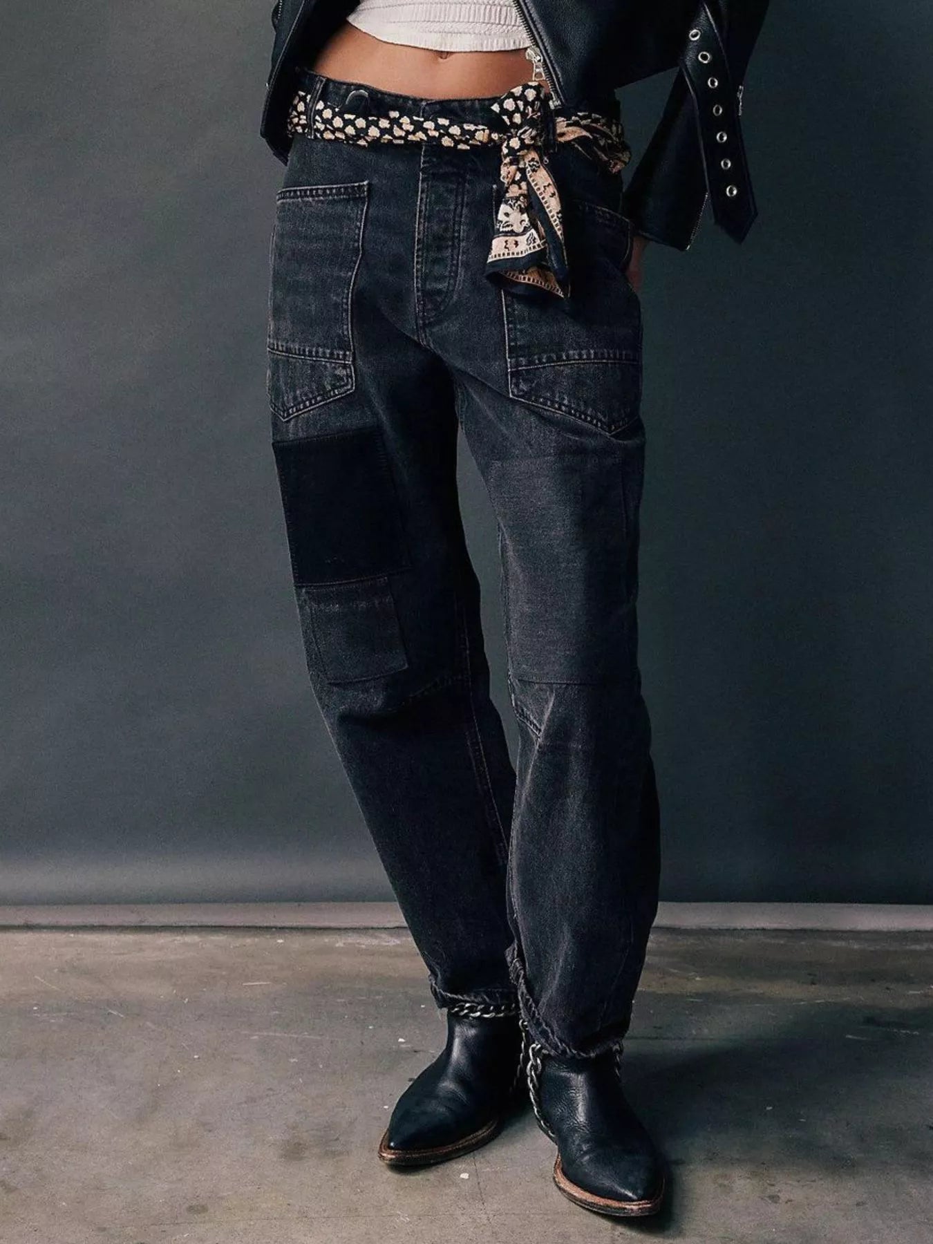Washed Relaxed Fit Jeans