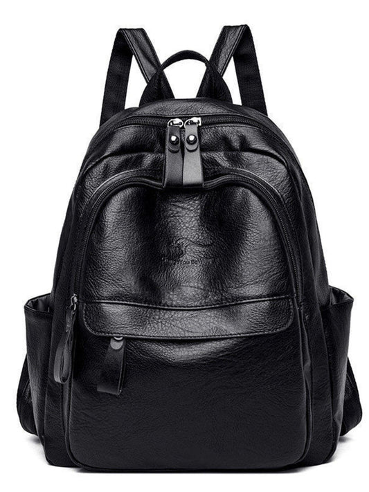 PU Leather Backpack Bag